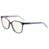 Marc Jacobs Demo Square Ladies Eyeglasses Marc 540 0zx9 53 In Blue