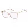 Marc Jacobs Demo Square Ladies Eyeglasses Marc 562 0733 54