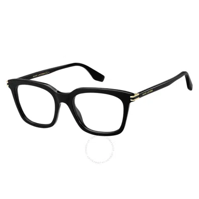 Marc Jacobs Demo Square Men's Eyeglasses Marc 570 0807 52 19 145 In Black