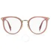Marc Jacobs Demo Teacup Ladies Eyeglasses Mj 1055 035j 50 In Ink / Pink