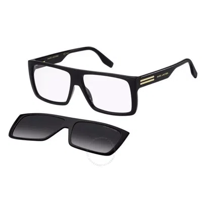 Marc Jacobs Demo With Grey Gradient Clip-on Browline Men's Sunglasses Marc 672/cs 0807/9o 58