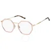 Marc Jacobs Deni Geometric Ladies Eyeglasses Marc 538 0fwm 50