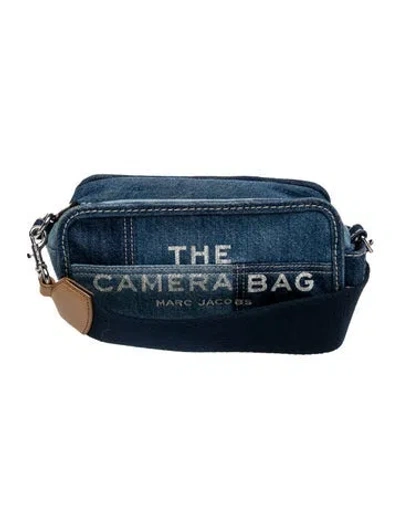 Pre-owned Marc Jacobs Denim Belt Bag In Blue