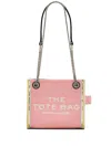 Marc Jacobs The Denim Chain Crossbody Tote Crossbody Bags Pink