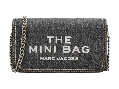 Pre-owned Marc Jacobs Denim Chain Mini Bag Black Wash Backpack