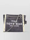 Marc Jacobs Denim Chain Strap Tote With Contrast Trim