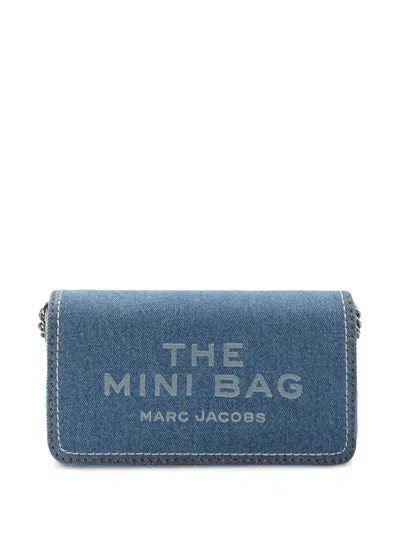 Marc Jacobs Denim Clutch Bag In Blue