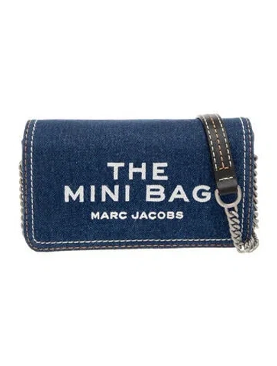 Pre-owned Marc Jacobs Denim Clutch In Blue