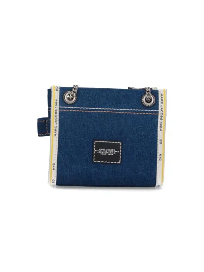 Marc Jacobs Denim Crossbody Bag In Blue