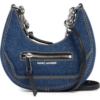Marc Jacobs Denim Cruiser Mini Crescent Crossbody Bag