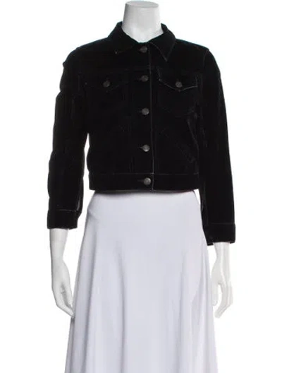 Pre-owned Marc Jacobs Denim Jacket In Black