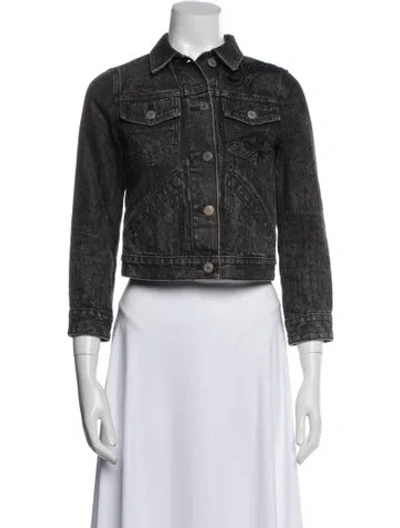 Pre-owned Marc Jacobs Denim Jacket In Black
