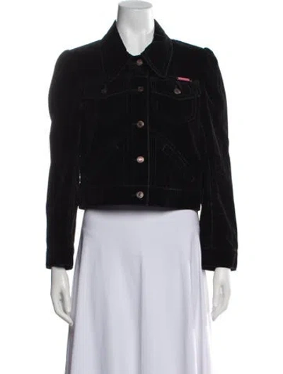 Pre-owned Marc Jacobs Denim Jacket In Black