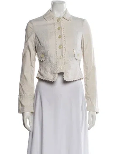 Pre-owned Marc Jacobs Denim Jacket In Neutral