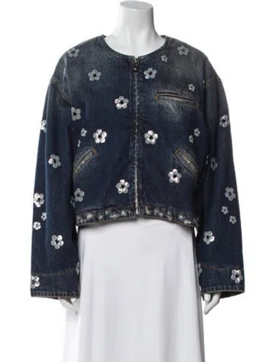 Pre-owned Marc Jacobs Denim Jacket W/ Tags In Blue