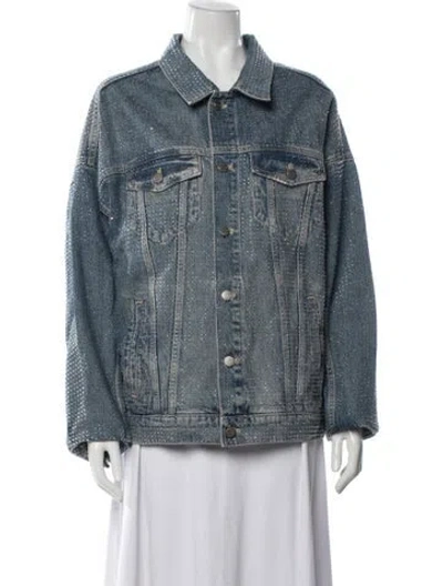 Pre-owned Marc Jacobs Denim Jacket W/ Tags In Blue