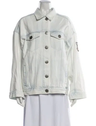 Pre-owned Marc Jacobs Denim Jacket In White