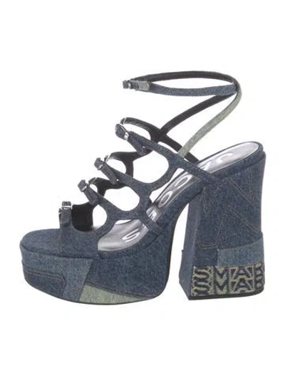 Pre-owned Marc Jacobs Denim Sandals In Blue