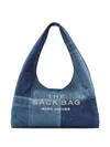 Marc Jacobs Denim The Sack Bag In Blue