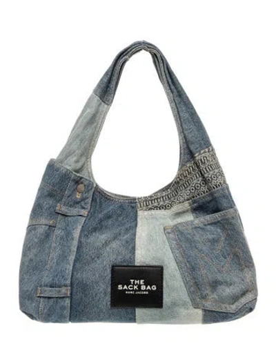 Pre-owned Marc Jacobs Denim The Sack Bag In Blue