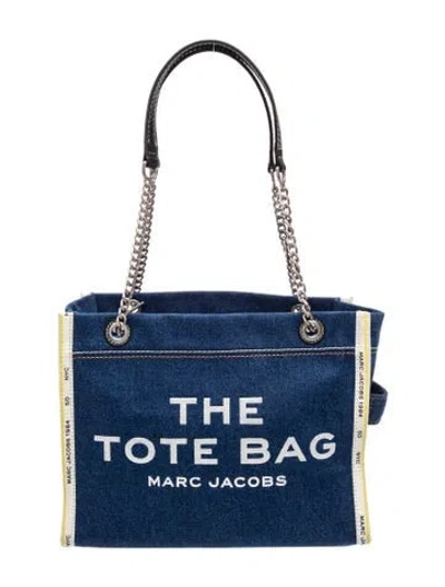 Pre-owned Marc Jacobs Denim Tote In Blue