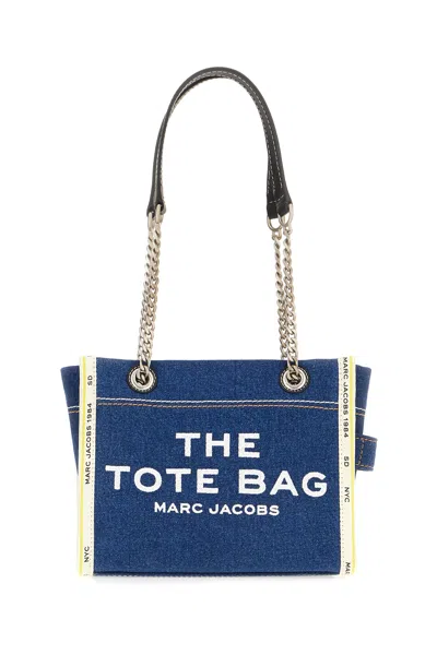Marc Jacobs Denim Tote Shoulder Bag In Blue