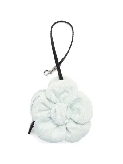 Marc Jacobs Denim-pouch Bag Charm In White