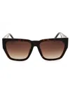 Marc Jacobs Designer Rectangular Women's Sunglasses In Brown