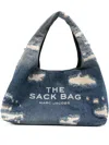 Marc Jacobs Distressed Denim Shoulder Bag