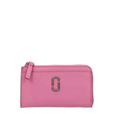 Marc Jacobs Document Holder Women Leather Pink/pink Confet
