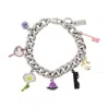 Marc Jacobs The Dollhouse Charm Bracelet In Metallic