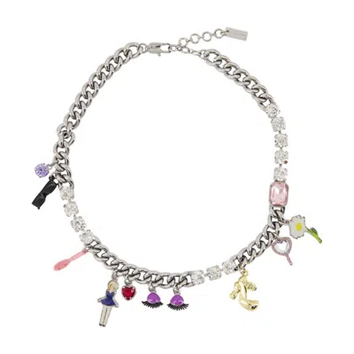 Marc Jacobs Dollhouse Charm Necklace In Brown