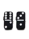 Marc Jacobs Domino Stud Earrings In Black