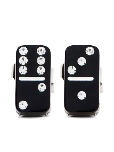 Marc Jacobs Domino Stud Earrings In Black