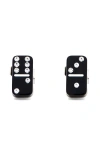 Marc Jacobs Domino Stud Earrings In Black