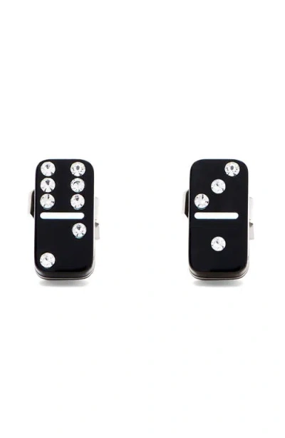 Marc Jacobs Domino Stud Earrings In Black