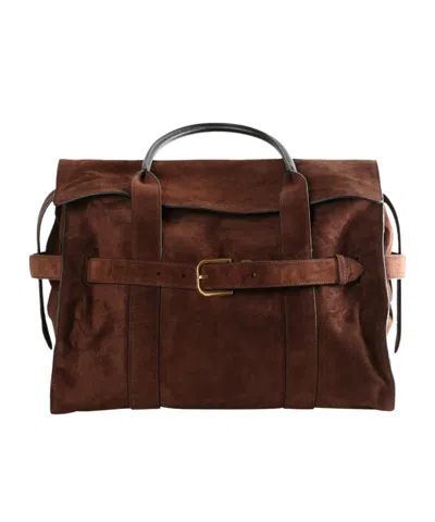 Marc Jacobs Double Handle Handbag In Brown