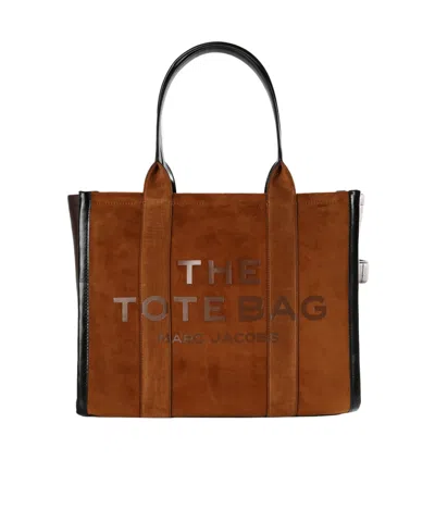 Marc Jacobs Double Handle Handbag In Brown
