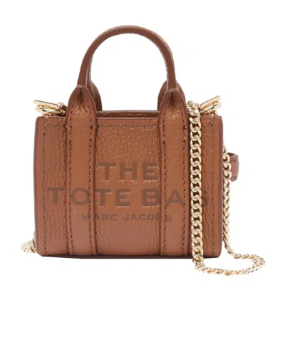 Marc Jacobs Double Handle Shoulder Bag In Brown