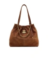 Marc Jacobs Double-handle Shoulder Bag In Brown