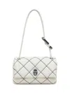 Marc Jacobs White And Black The Mini Dual Shoulder Bag In White