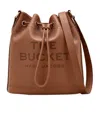 Marc Jacobs 'the Bucket' Brown Crossbody Bag With Embossed Logo On The Front In Brown