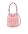 Marc Jacobs The Grained Leather Bucket Bag In Pink