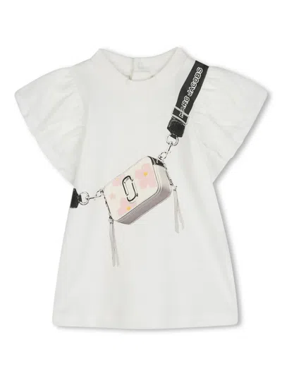 Marc Jacobs Dress With Snapshot Print In White