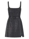 Marc Jacobs Mini Abito The Studded Dress In Black