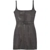 Marc Jacobs Studded Sleeveless Mini Dress In Multicolor