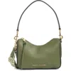 Marc Jacobs Drift Small Convertible Shoulder Bag In Bronze Green