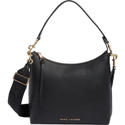 Marc Jacobs Drifter Pebbled Leather Large Hobo Bag In Black