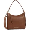 Marc Jacobs Drifter Pebbled Leather Large Hobo Bag In Brown