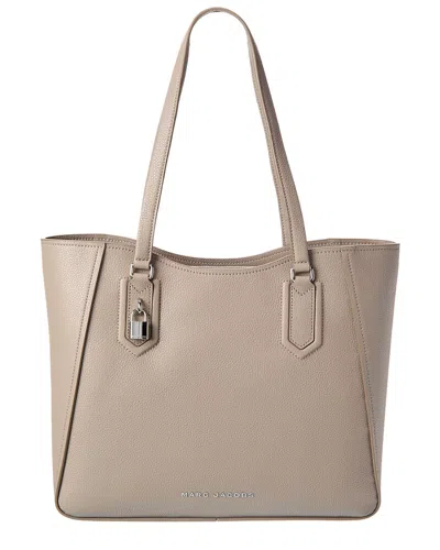 Marc Jacobs Drifter Work Leather Tote In Gray